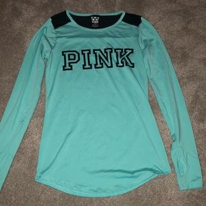 PINK Long Sleeve Workout Shirt